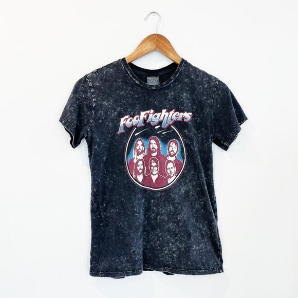 Foo Fighters Concert Tee Acid Washed Black XS EUC - Picture 8 of 8
